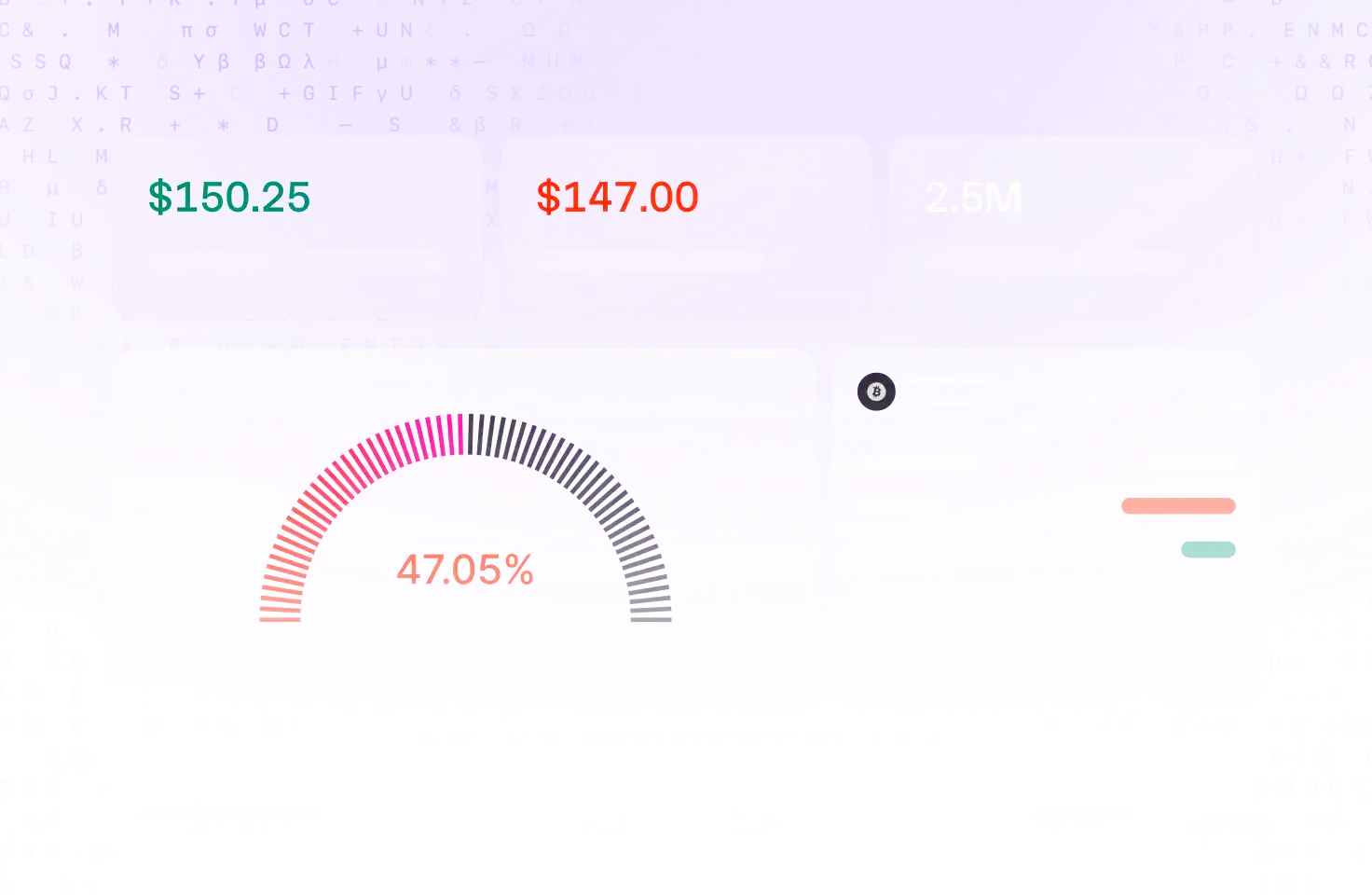 Lavandbit Summit trading dashboard